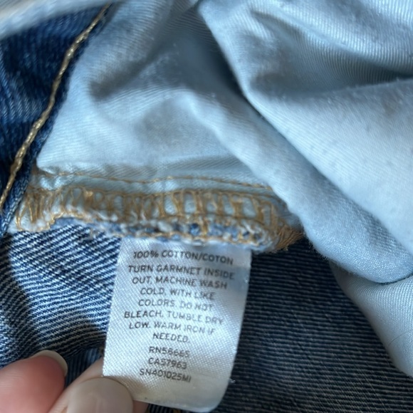 Something Navy High-Rise Cigarette Ankle Jean in Light Indigo Wash | Nordstrom - Picture 8 of 8